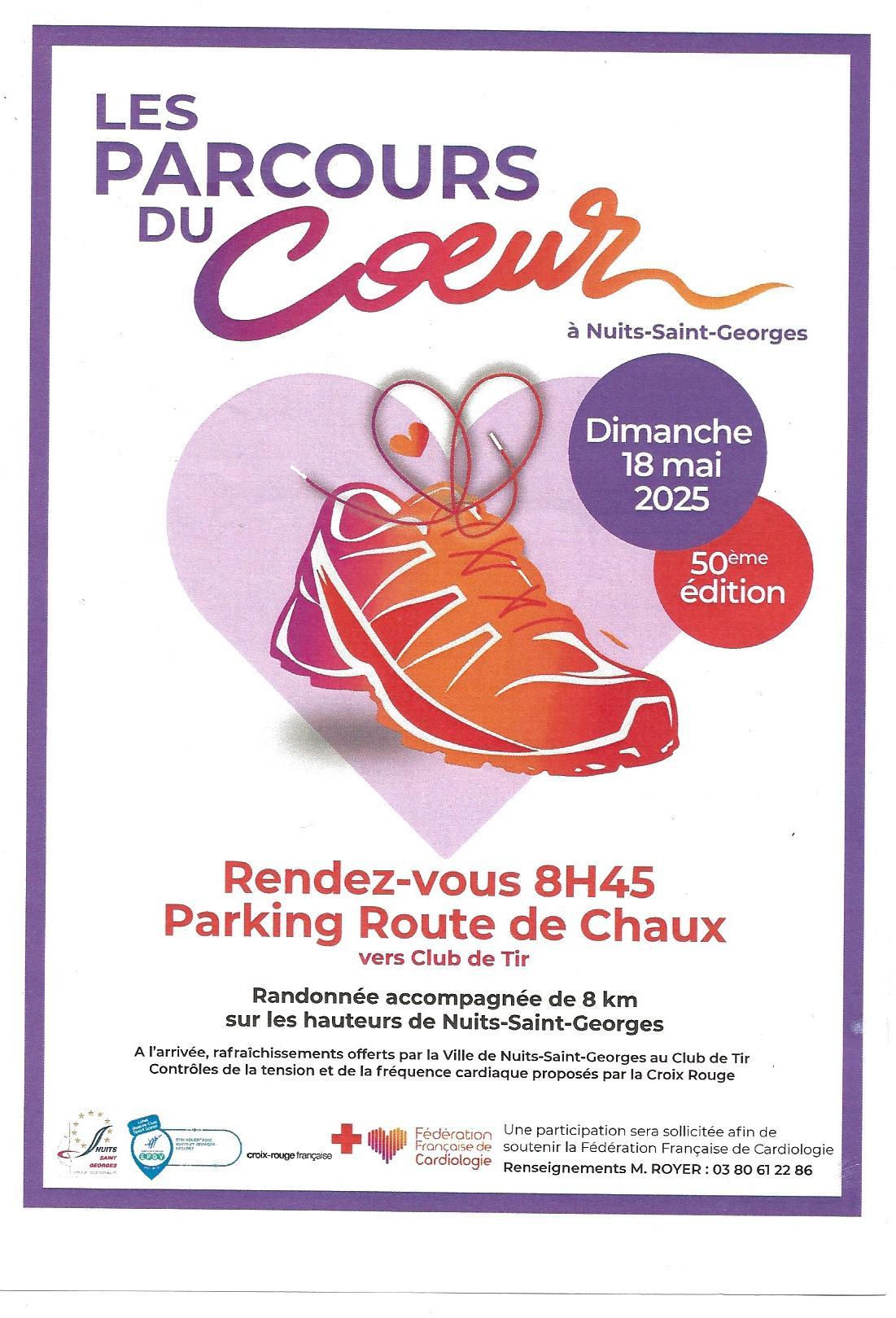 Flyer parcours du coeur 2025