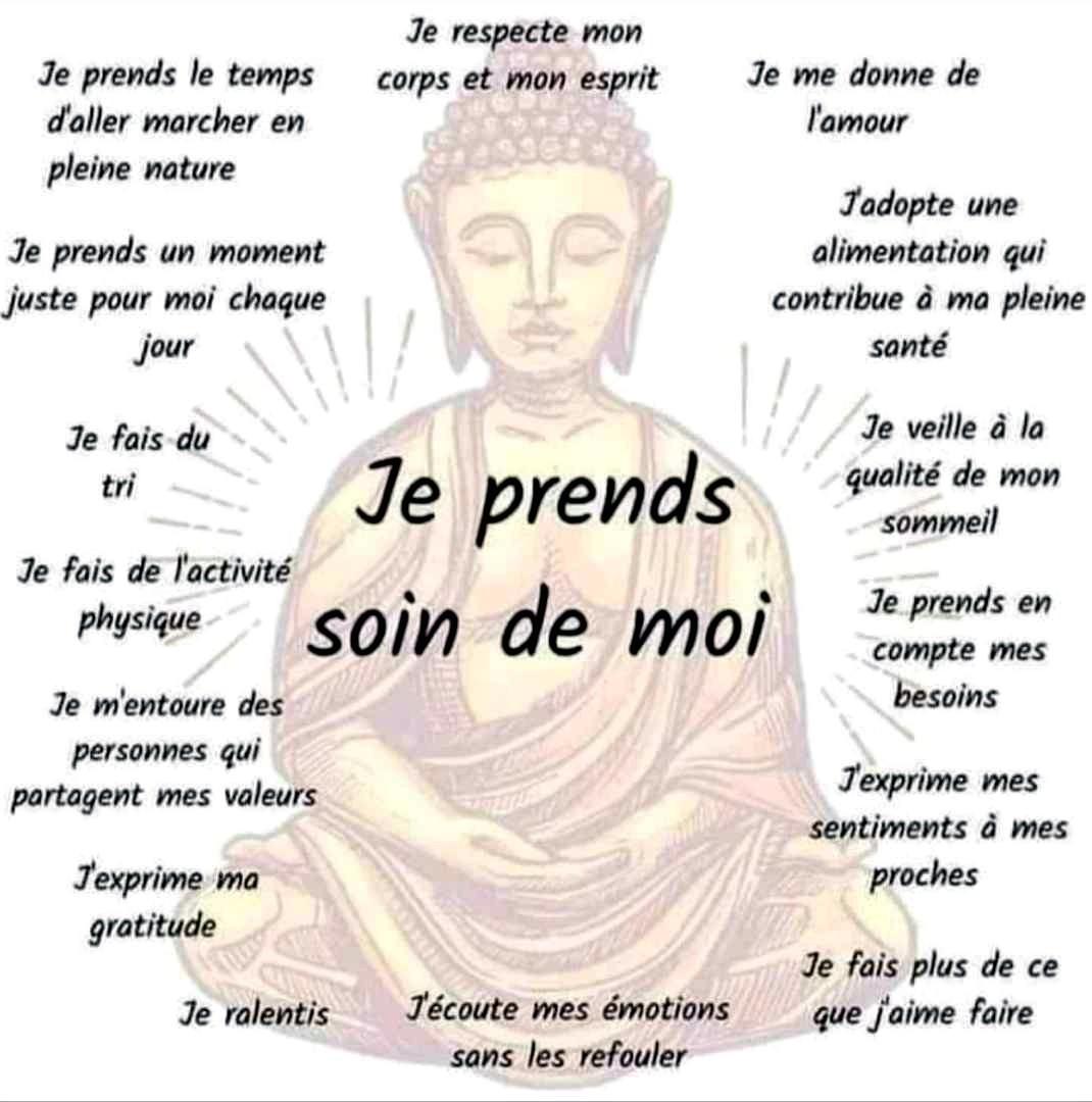 Je prends soin de moi