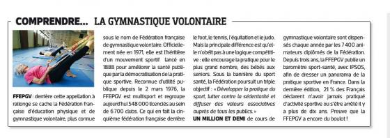 La gv a l honneur dans le journal l equipe edition du 11 mars 2014